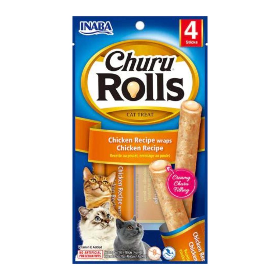 Churu rolls cat chicken recipe wraps, , large image number null